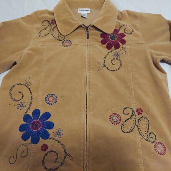 Pre-Loved Vintage Alfred Dunner Floral Jacket-Size 10 - Picture 4 of 6